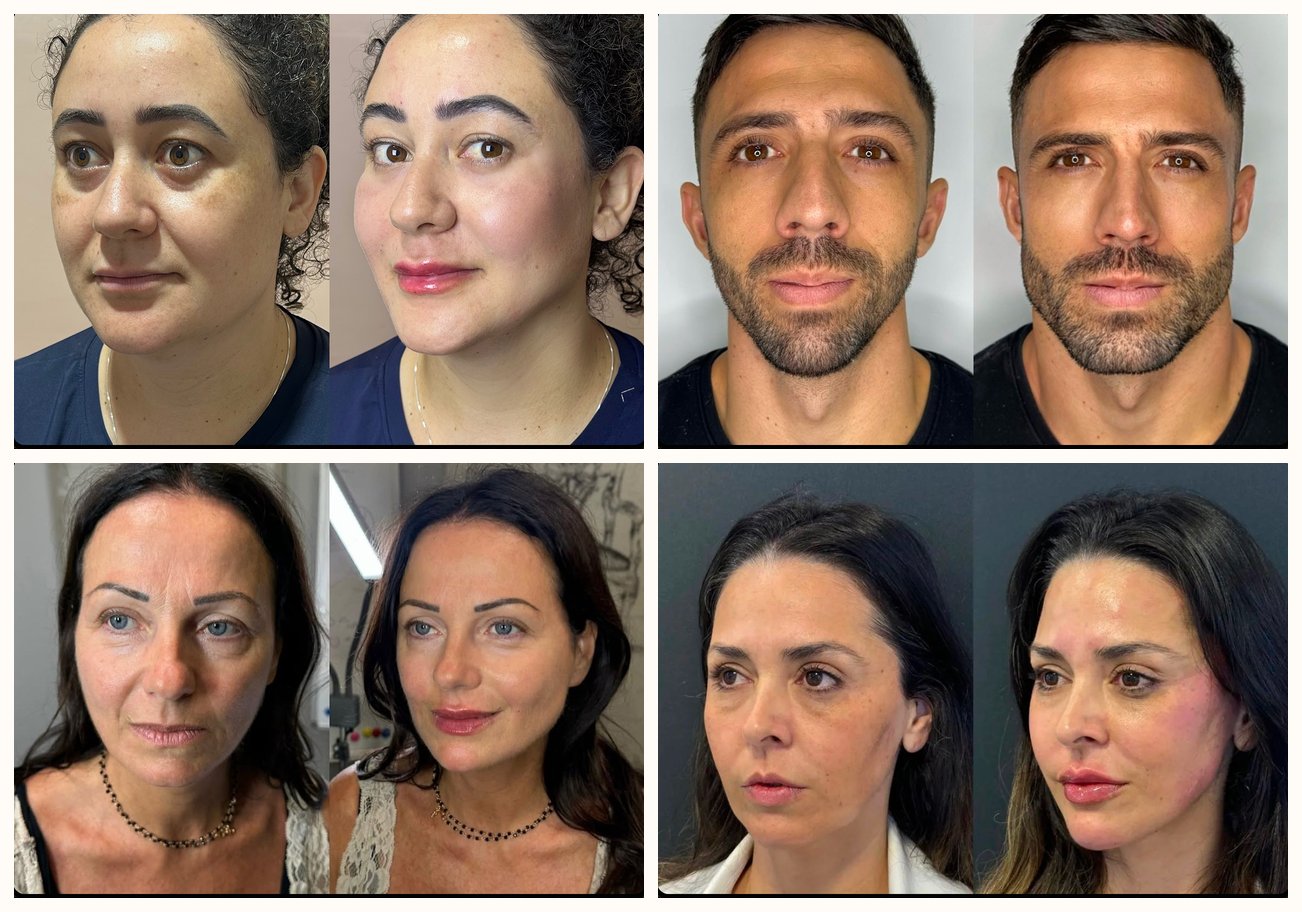 Mosaico de resultados reais do Método REVER